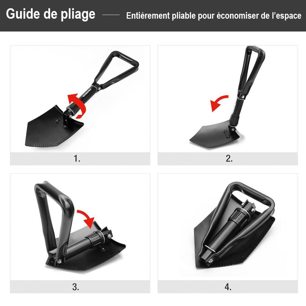 pelle multifonction survie workpro vue d'ensemble
