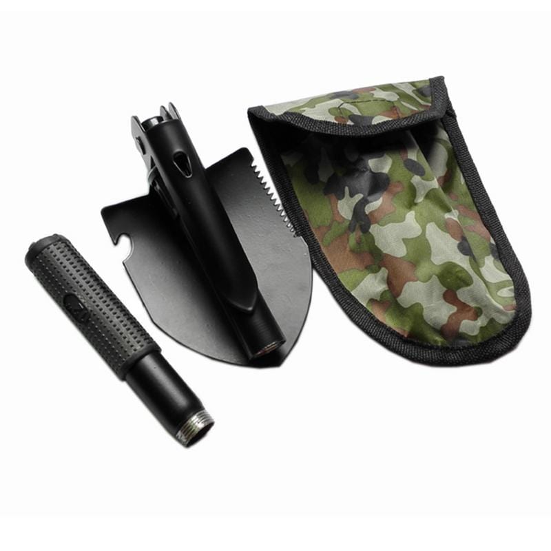 pelle pliante multifonction de survie avec étui