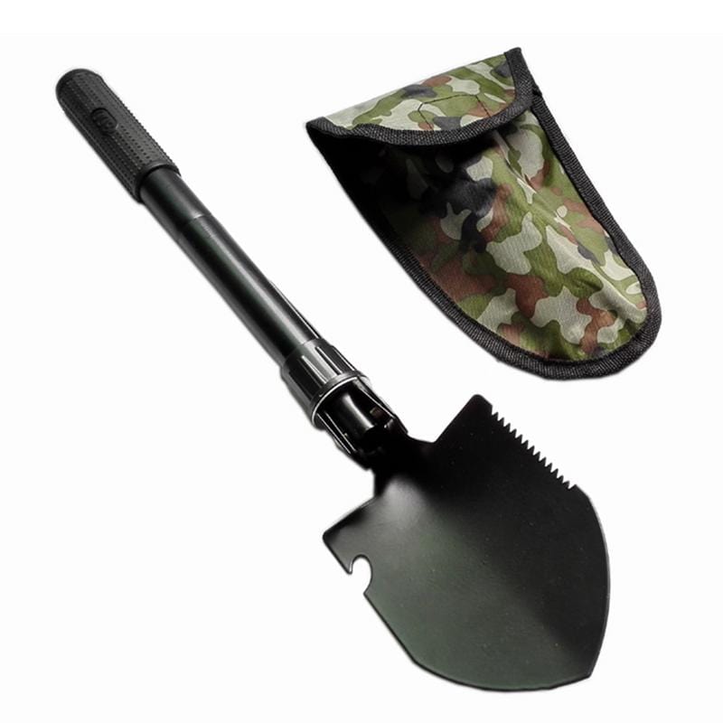 pelle pliante multifonction de survie vue d'ensemble