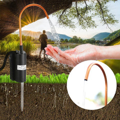 pompe à eau robinet outdoor en utilisation