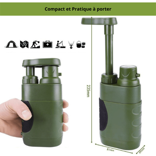 pompe purifiante d'eau 3000 litres filtre interne