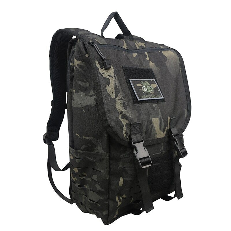 sac à dos de survivalisme militaire compartiments ouverts
