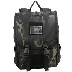 sac à dos de survivalisme militaire coloris noir camouflage