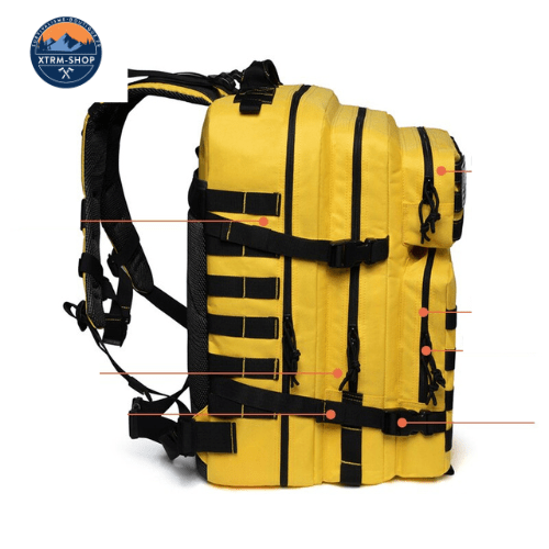 sac à dos marine imperméable détail des sangles