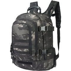 sac à dos survivalisme 50l coloris noir camouflage