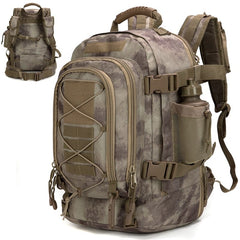Sac à dos survivalisme 60L camouflage foncé