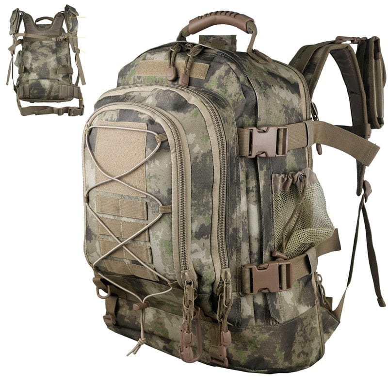 Sac à dos survivalisme 60L camouflage militaire