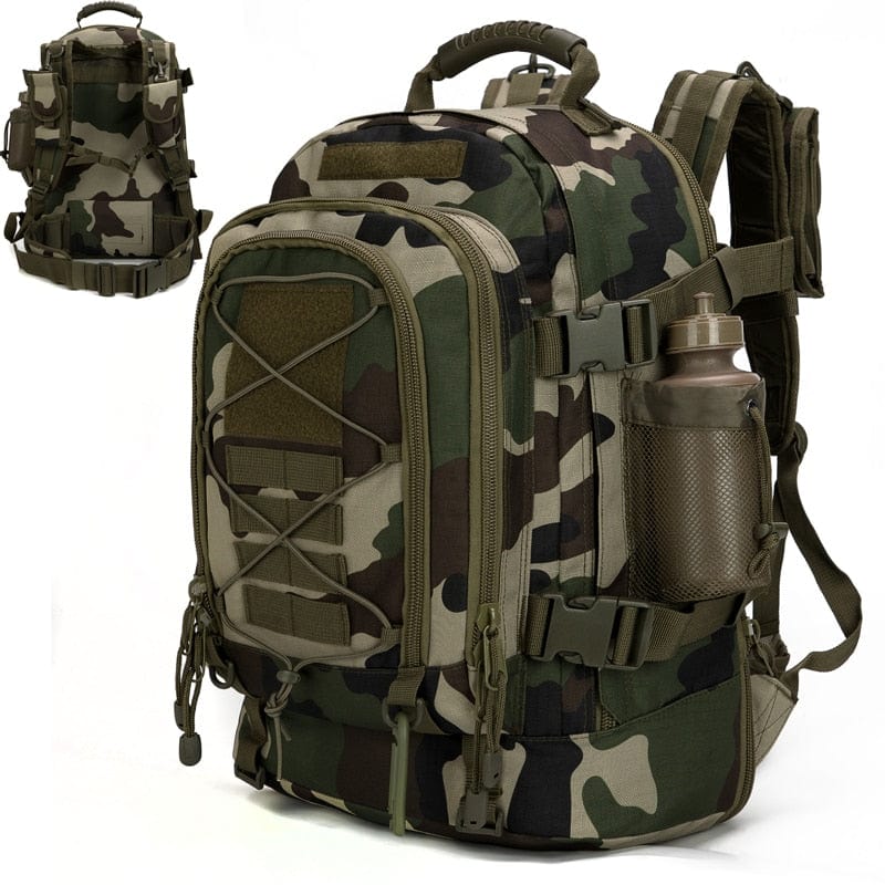 Sac à dos survivalisme 60L coloris drapeau France