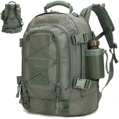 Sac à dos survivalisme 60L coloris vert gris
