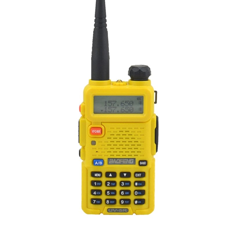 talkie walkie camouflage coloris jaune