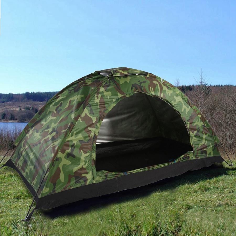 Tente militaire vue de face