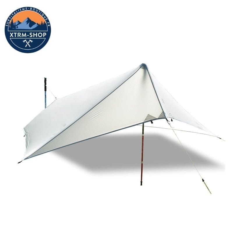 Tente tipi de survie vue latérale