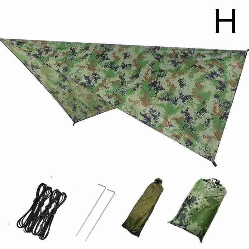 Toile camouflage militaire tendue
